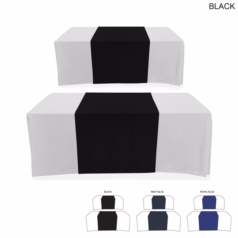 Polycotton Twill Table Runner, 30x90, Covers Front, Top and Back, Blank only