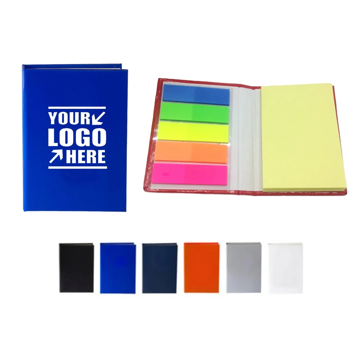 Mini Hardcover Notebook With Sticky Notes 1
