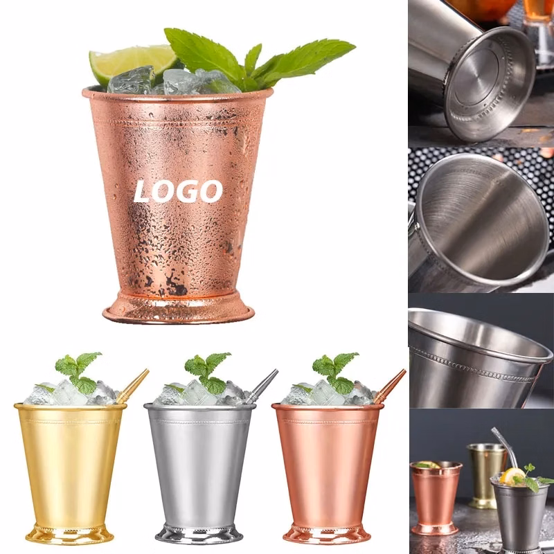Custom 12 oz Stainless Steel Julep Cup