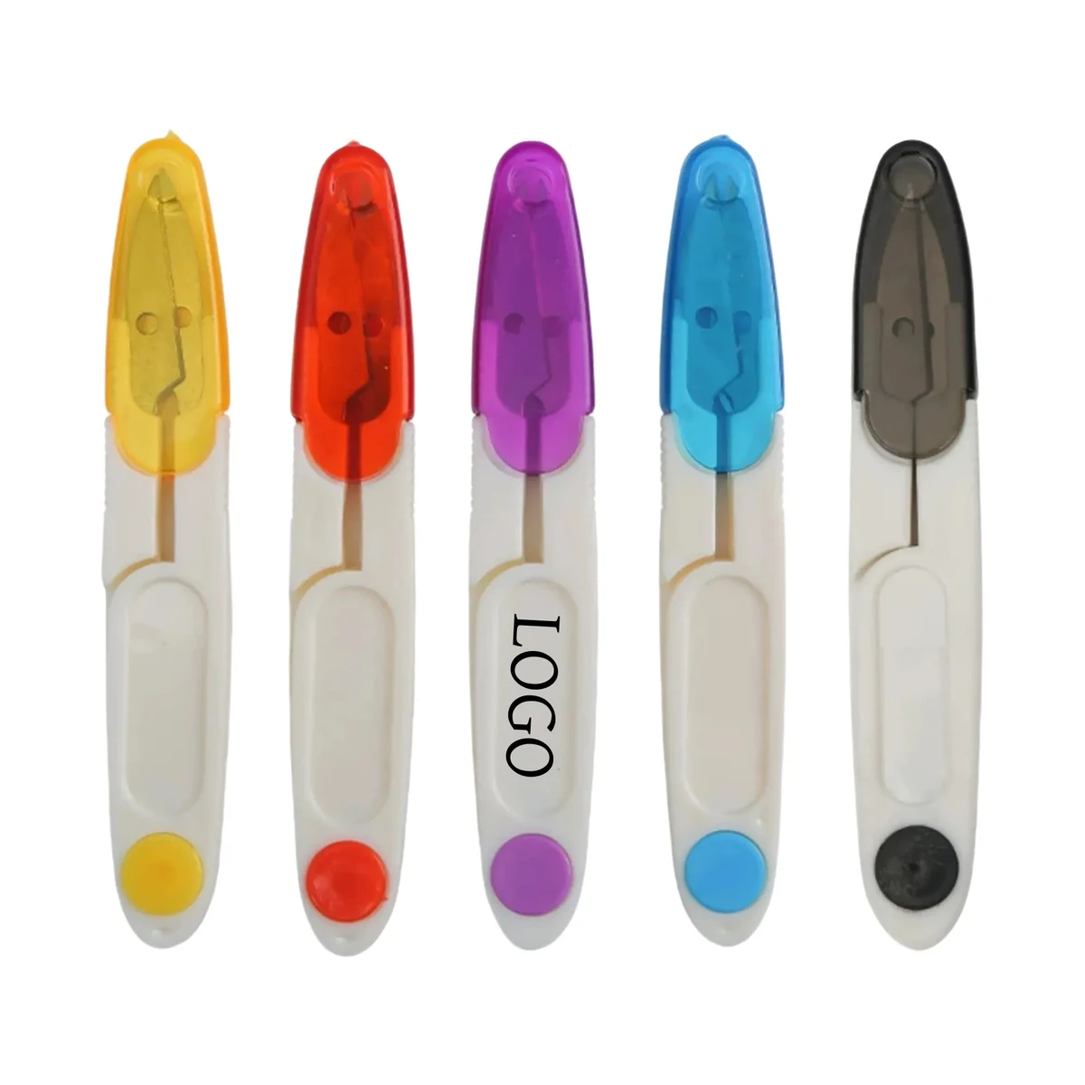 Safety Yarn Scissors With Protective Sleeves 1