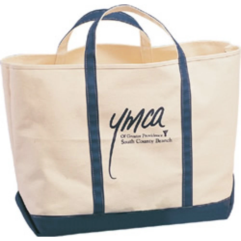 18 Oz. Natural Canvas Boat Tote Bag 1