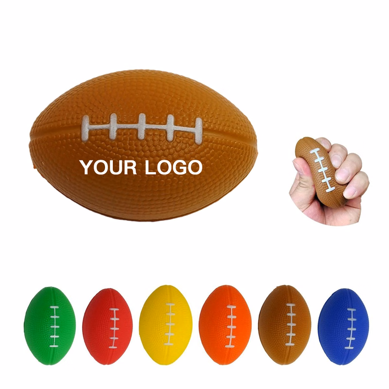 Rugby Shape PU Stress Ball for Squeezing