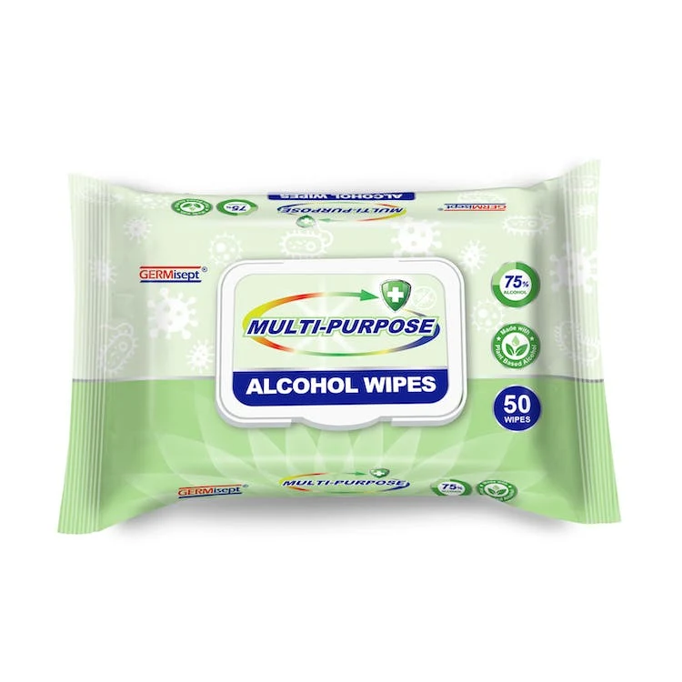 75% Alcohol Disinfecting Wipes - 50 Count 1