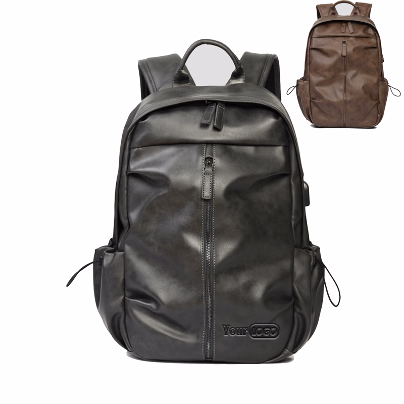 PU Leather Backpack foe men