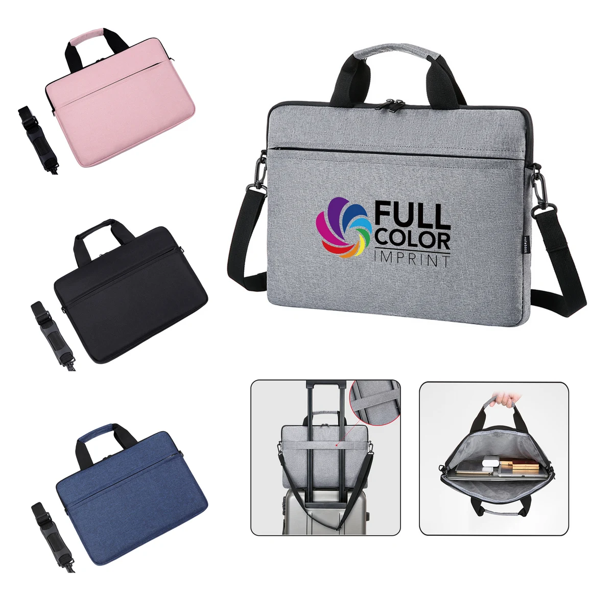 15" Oxford Laptop Shoulder Bag for Office School 1