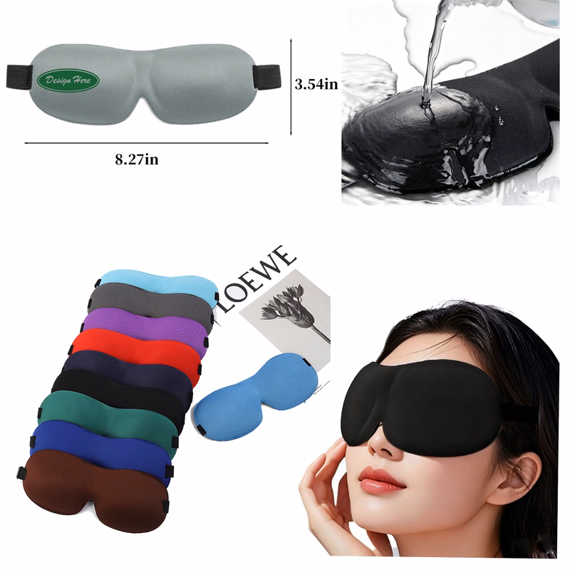 Light-Blocking Breathable 3D Stereo Eye Mask