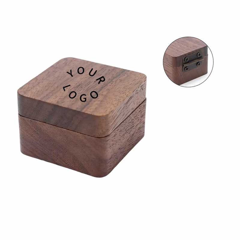 Portable Wood Guitar Pick Box for Picks and Small Items