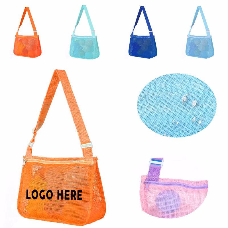 Sand?Draining Mesh Swim Sling Bag