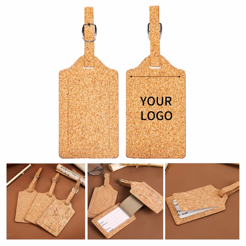 Cork Travel Tag