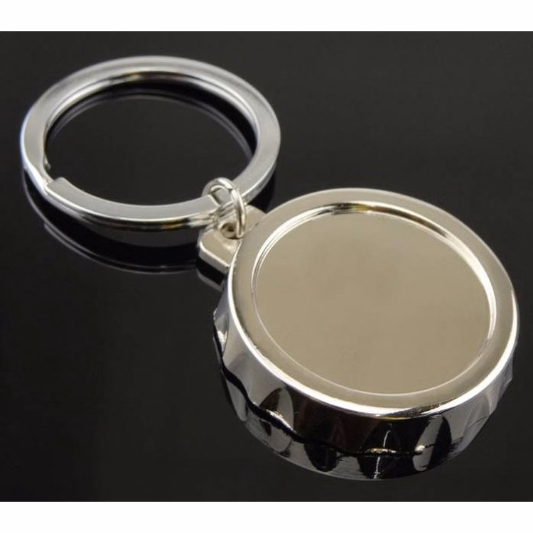 Zinc Alloy Novelty Beer Cap Shape Bottle Opener Key Chains