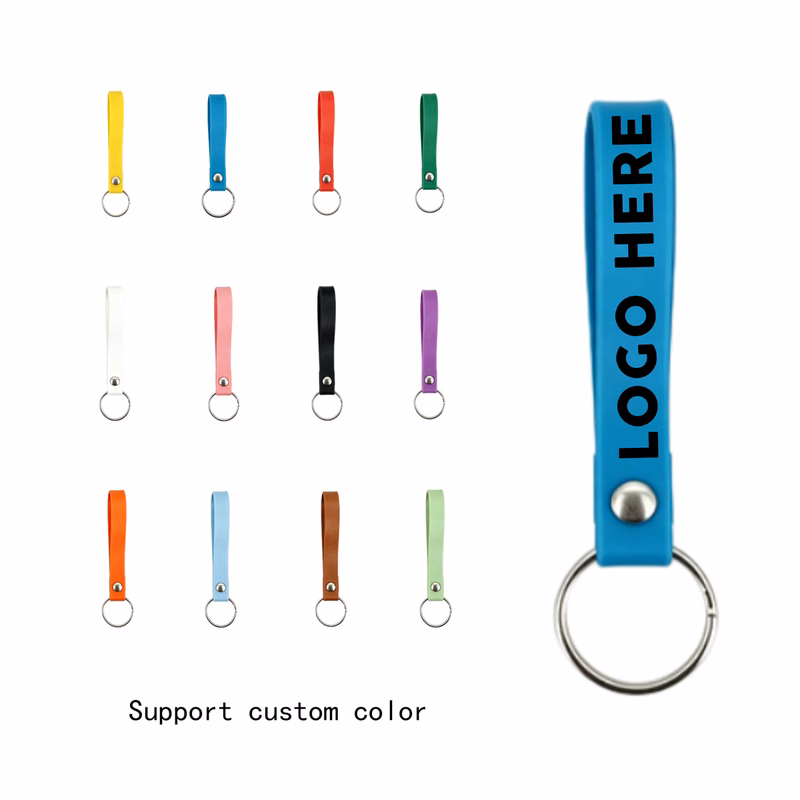 Silicone Wristlet Keychain