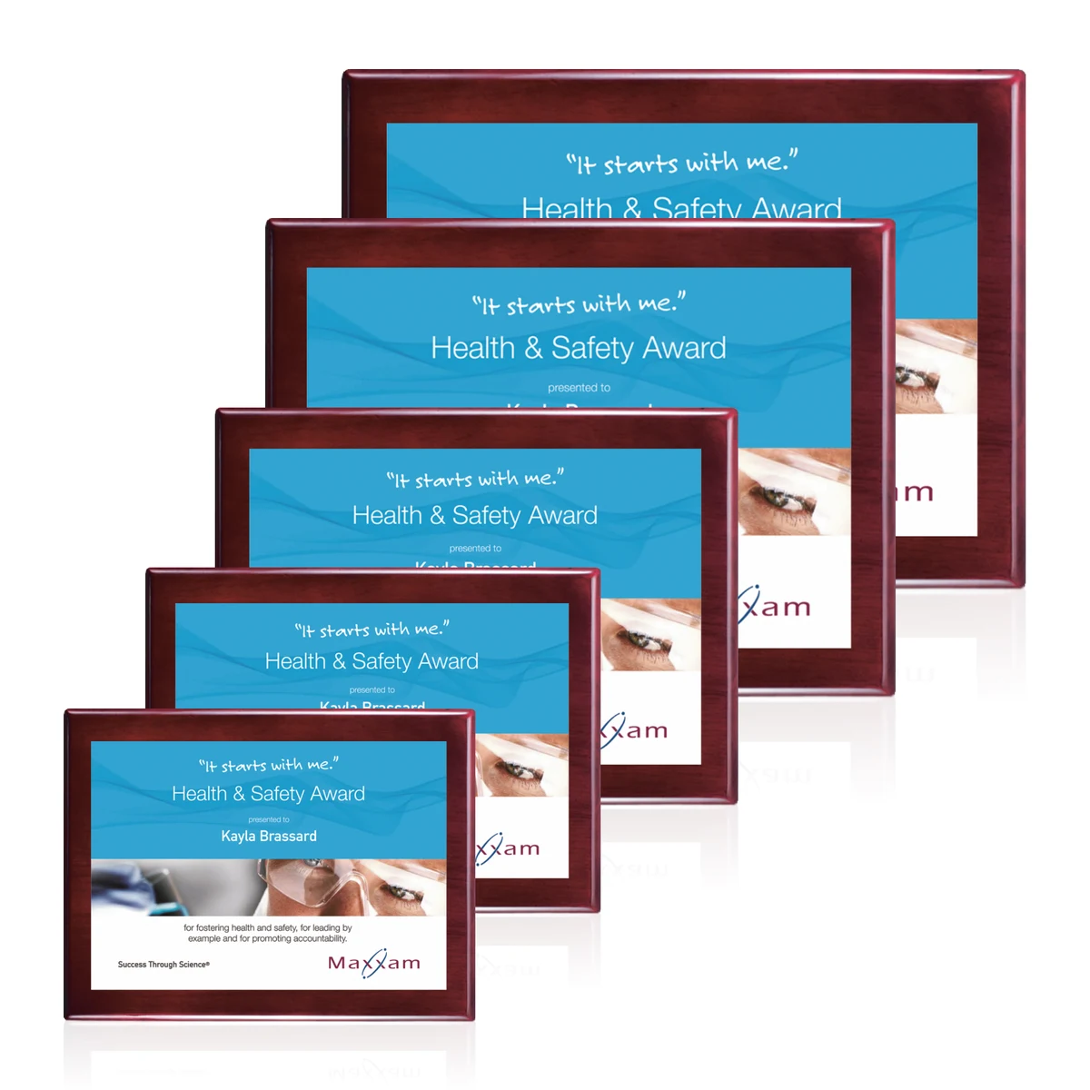 Oakleigh/AstroSub Plaque - Rosewood/White 1