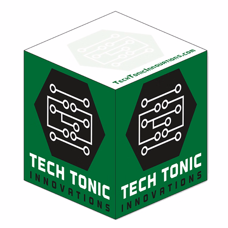 Ad Cubes™ - Memo Notes - 3.875x3.875x3.875-2 Color, 1 Design on Sides