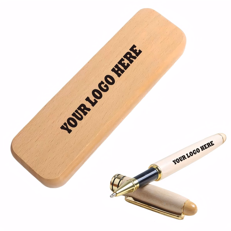 Eco Wooden Ballpoint Pen Gift Kit
