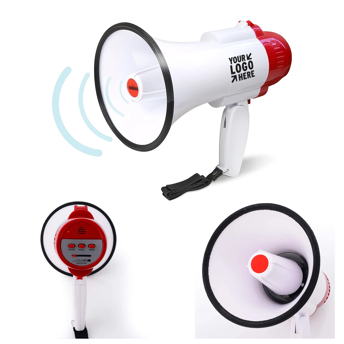 Bull Horn Loud Speaker with Siren 1