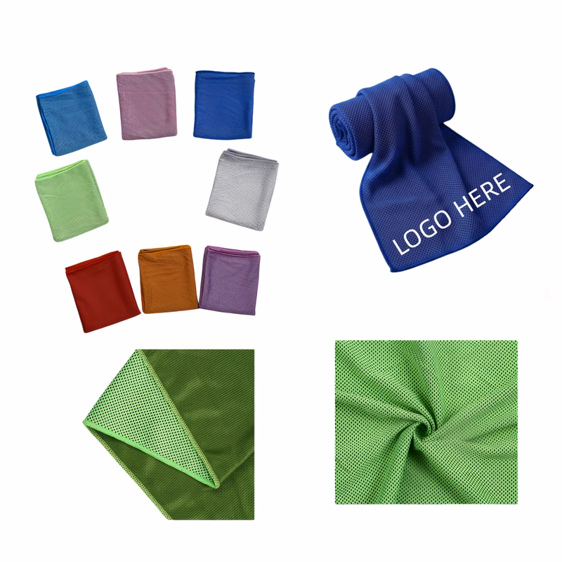 Solid Color Cooling Sports Towel