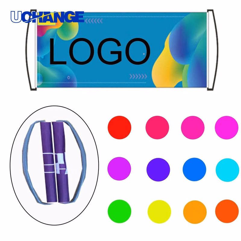 Retractable Rolling Hand Banner