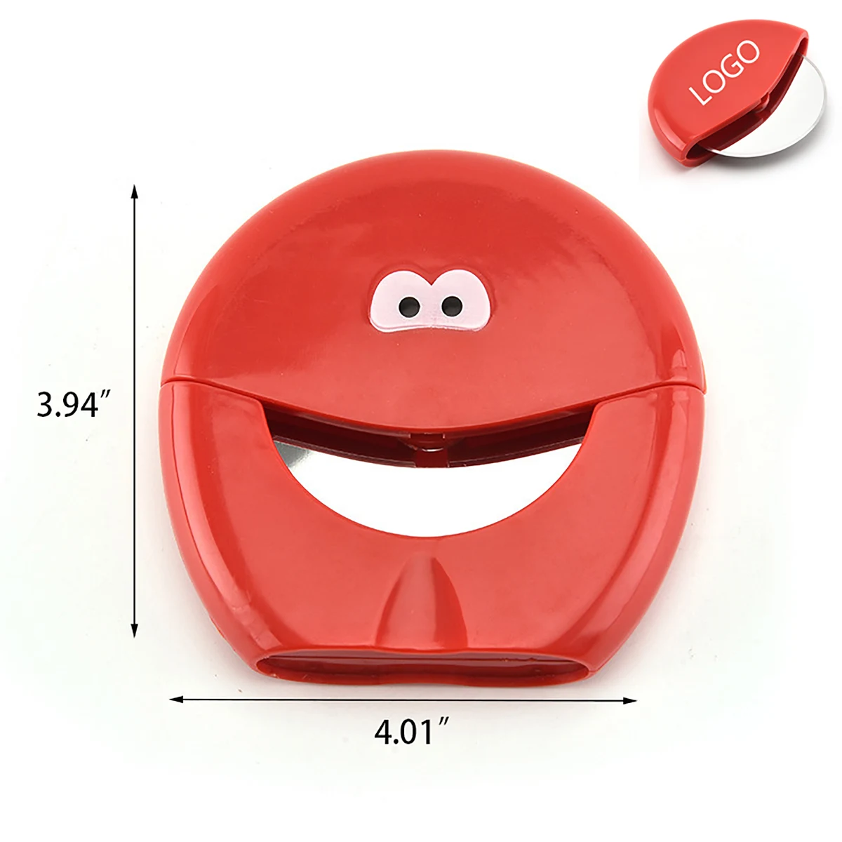 Smile Pizza Cutter with Lid 1