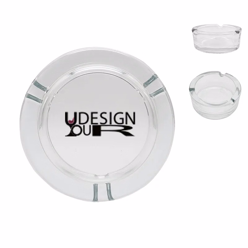Round Glass Ash Tray