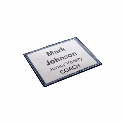 Clear Vinyl Card Holder Add On for Tag (3"x4")