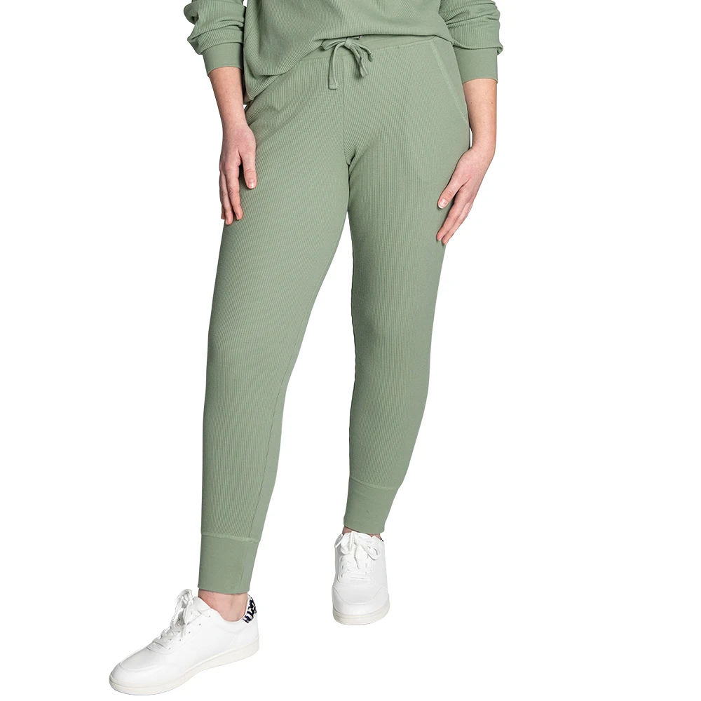 Women’s Lightweight Waffle Joggers 1
