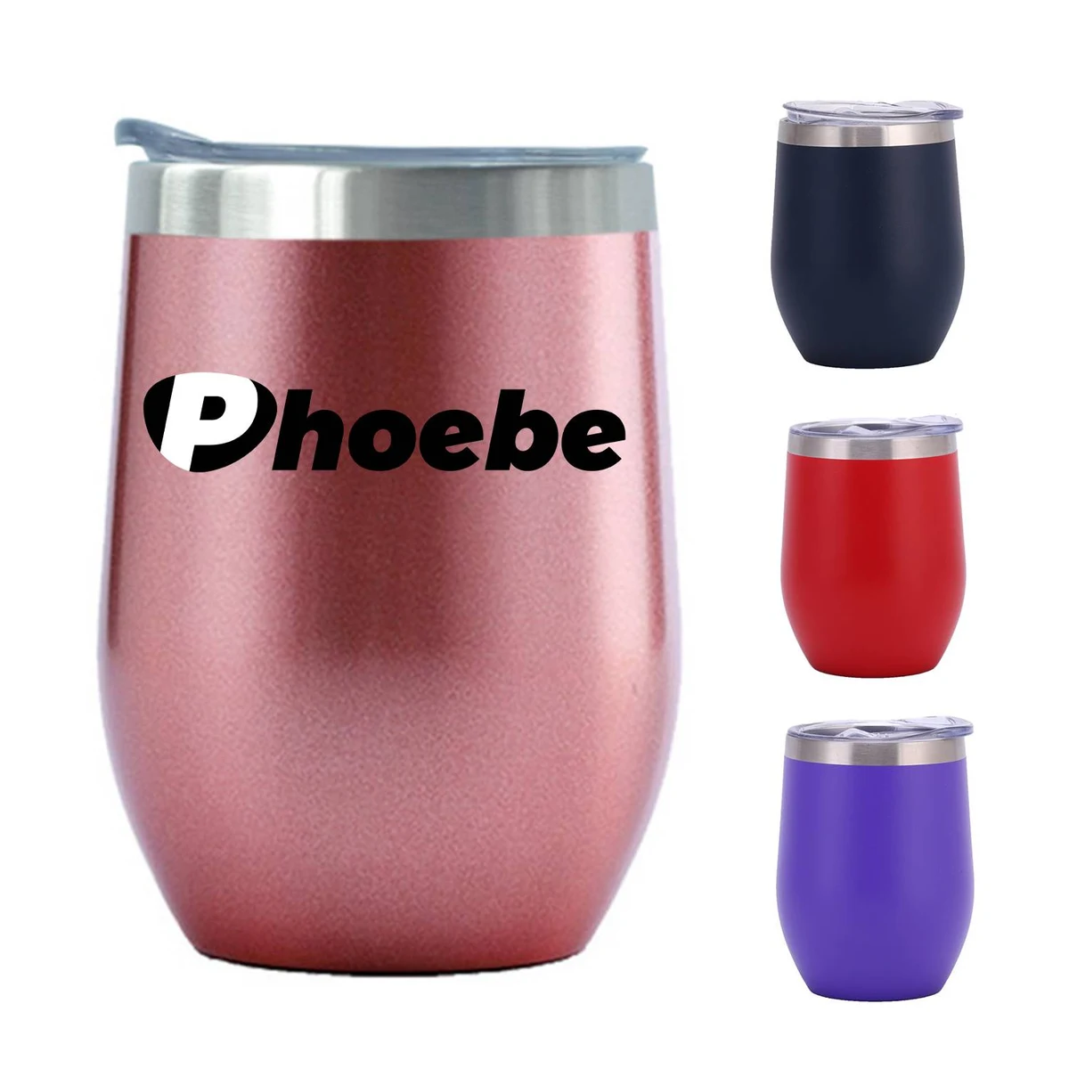 12Oz Stainless Steel Eggshell Cup 1