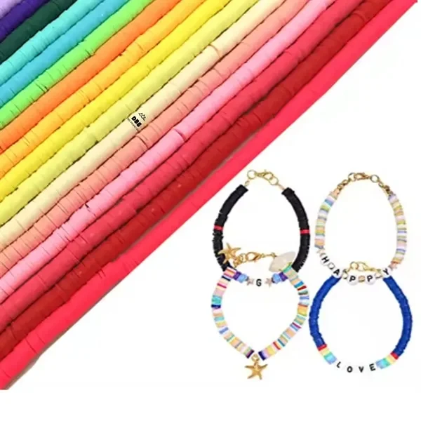 4000pcs Clay Beads for Jewelry Bracelet DIY Craft Kit 1