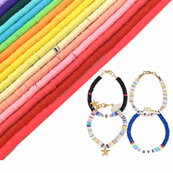 4000pcs Clay Beads for Jewelry Bracelet DIY Craft Kit