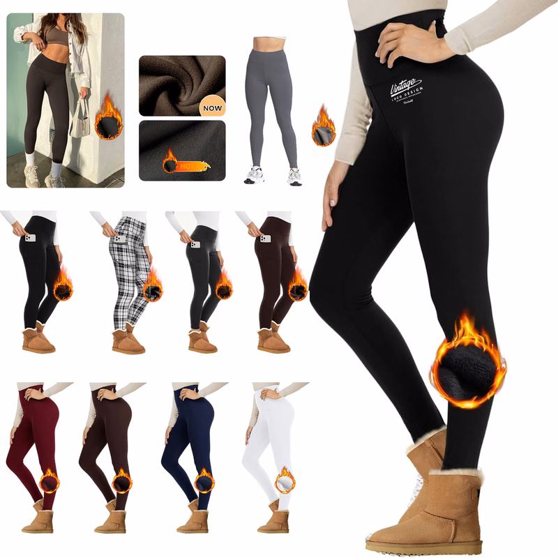 Thick Velvet Tights Thermal Pants