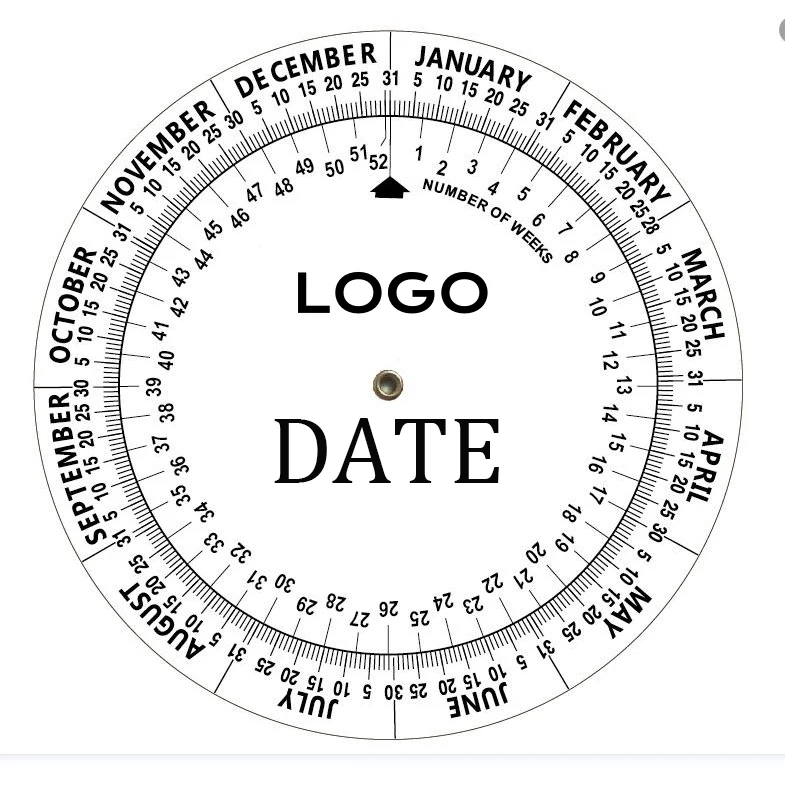 Scheduling Wheel Chart Calendar 1