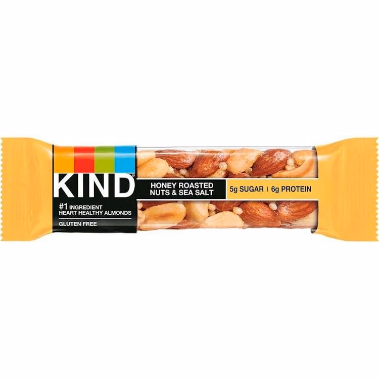 KIND Bars - Honey Roasted Nuts & Sea Salt 12 Bars