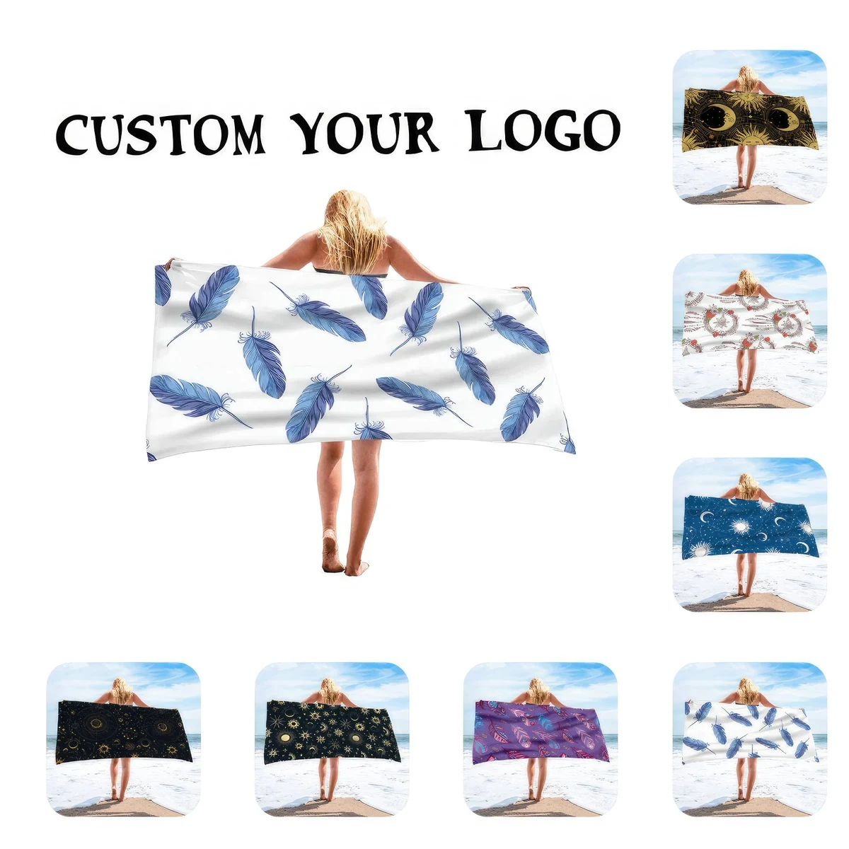 Lightweight Beach Blanket Towel For Swimming Sports 1