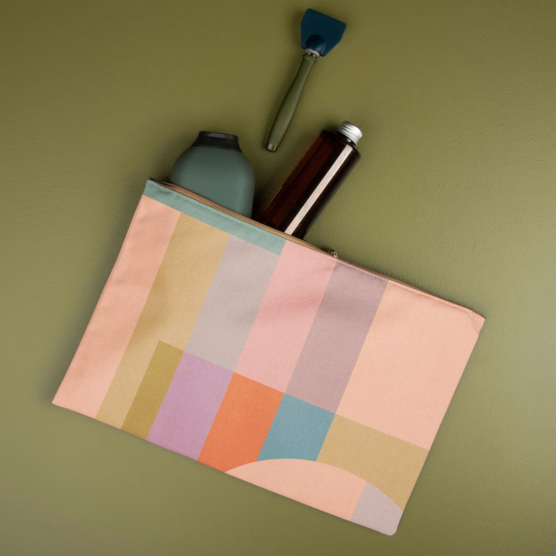 DOLLFACE POUCH - 4CP PIGMENT DYED CANVAS