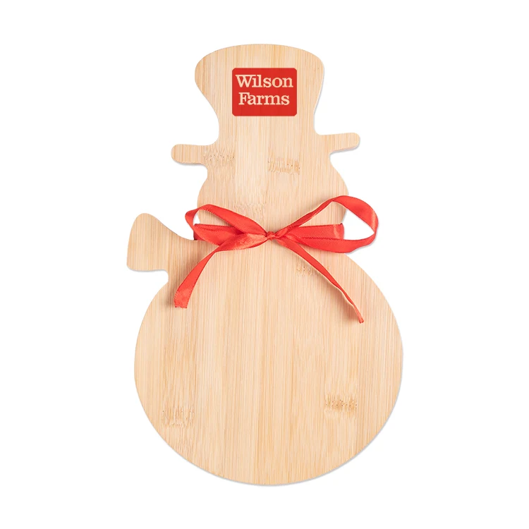 Bamboo Snowman Cutting Board 1