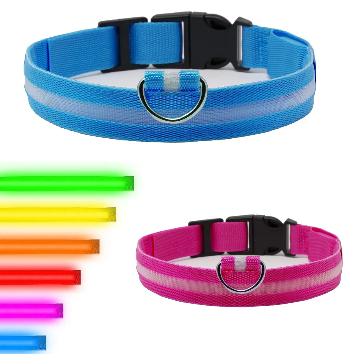 Rechargeable LED Dog Pets Collar 1