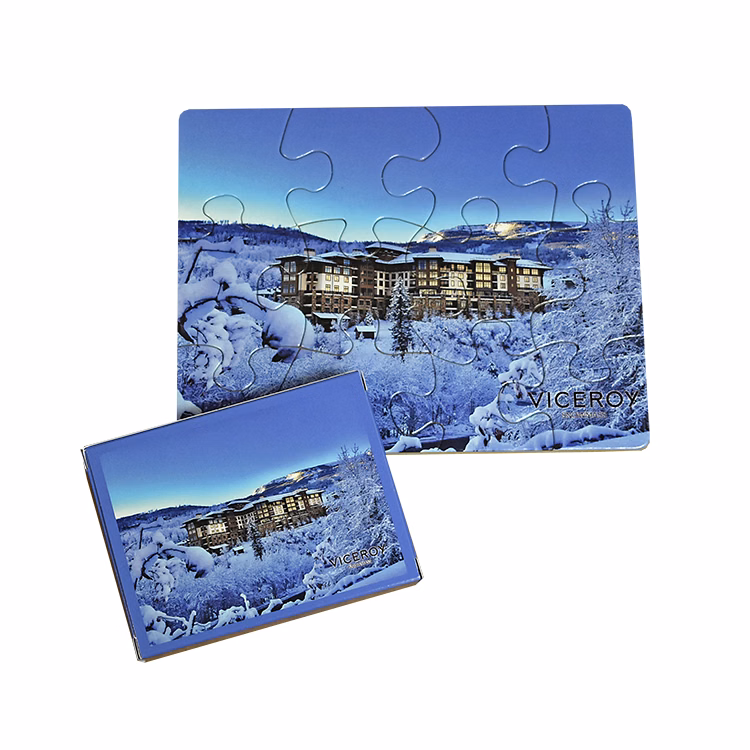 12 Pieces - 7" X 9" - Medium Puzzle in Box