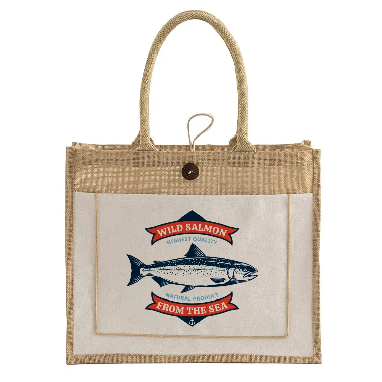 Mill Valley Jute Tote Bag 1