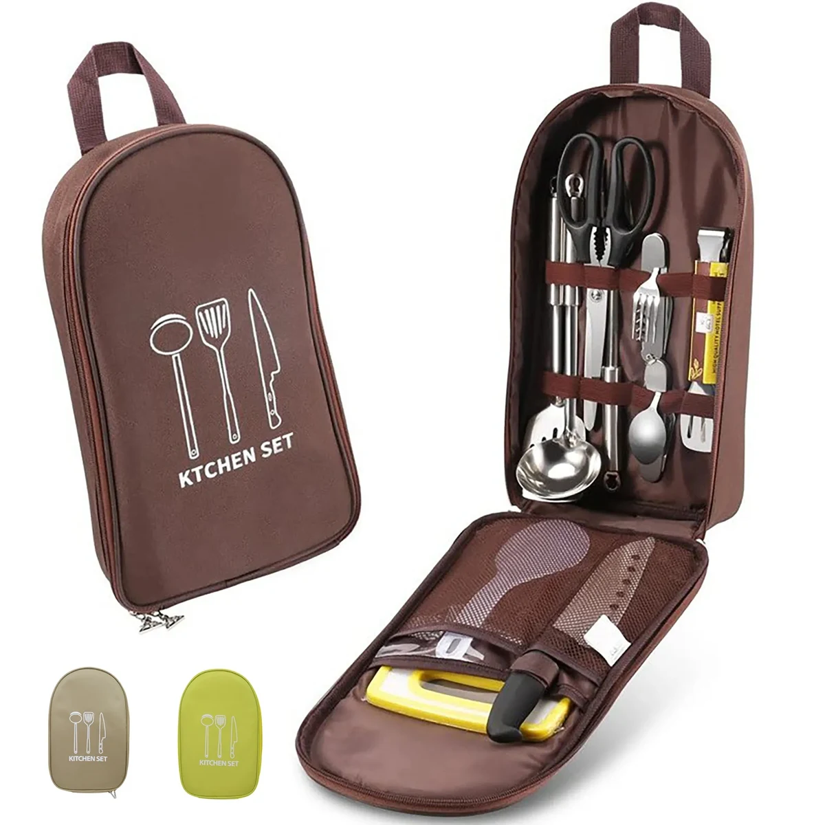 Portable Stainless Steel 10pcs Cutlery Set 1