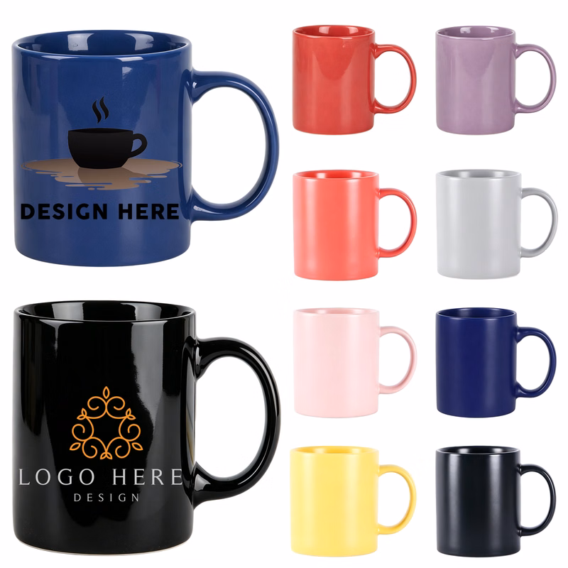 11 oz. Ceramic Mug with Comfort Grip Handle