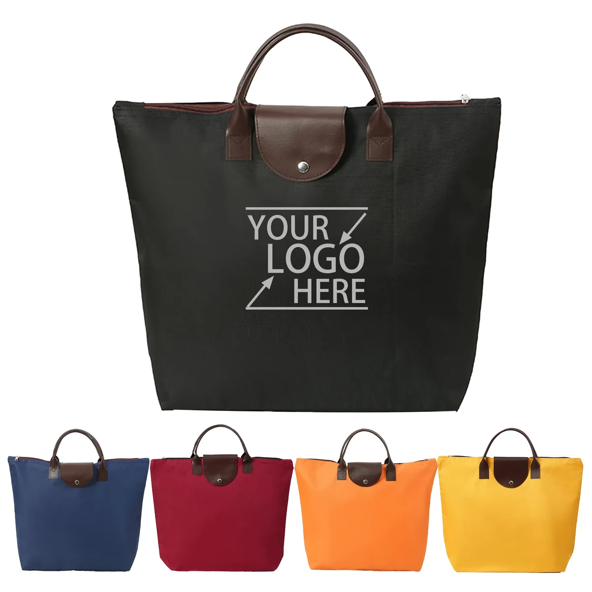 Oxford Fabric Shopping Tote Bag, custom tote bag with logo imprint 1
