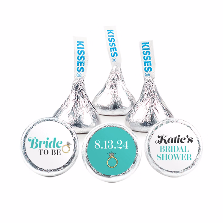 Bridal Shower Rings Design - Hershey's Kisses w/ Full Color Label