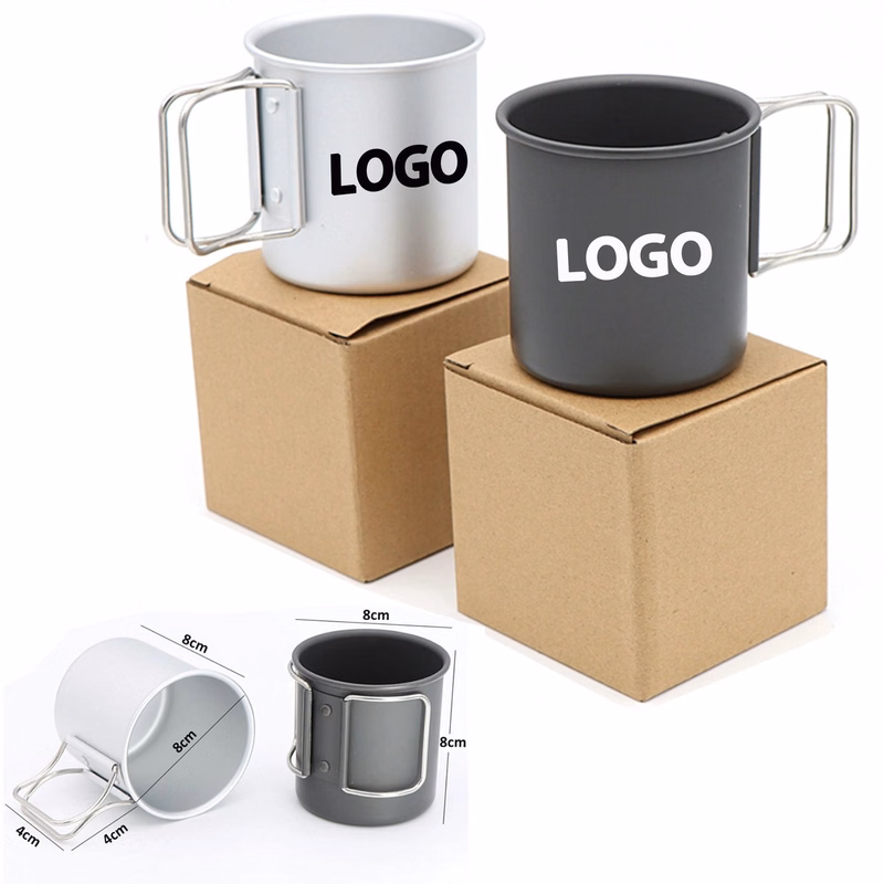 10 Oz Camping Foldable Handle Mug
