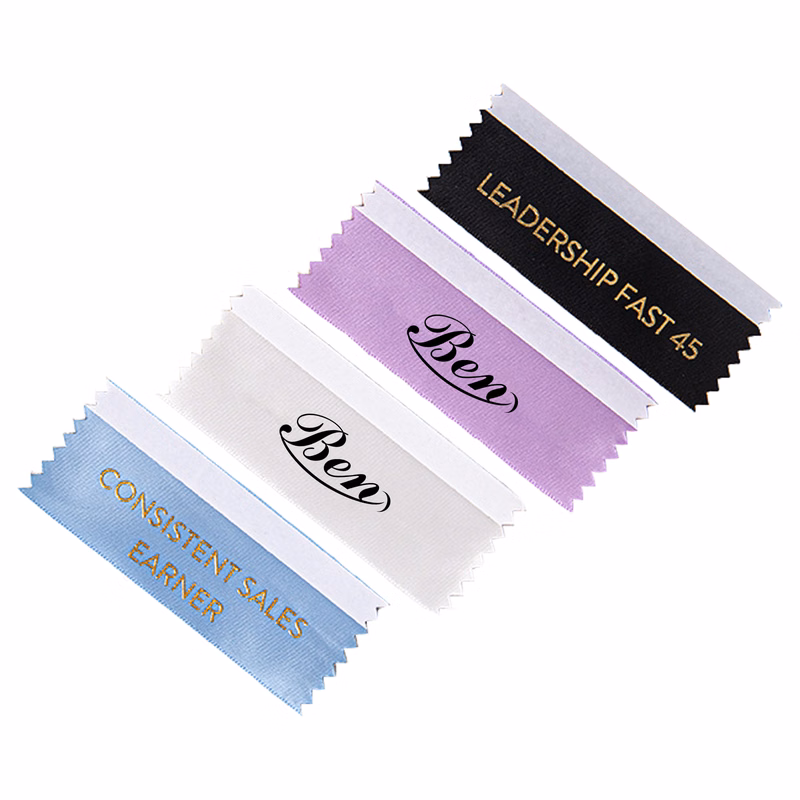 Custom Polyester Self adhesive Silk Ribbon