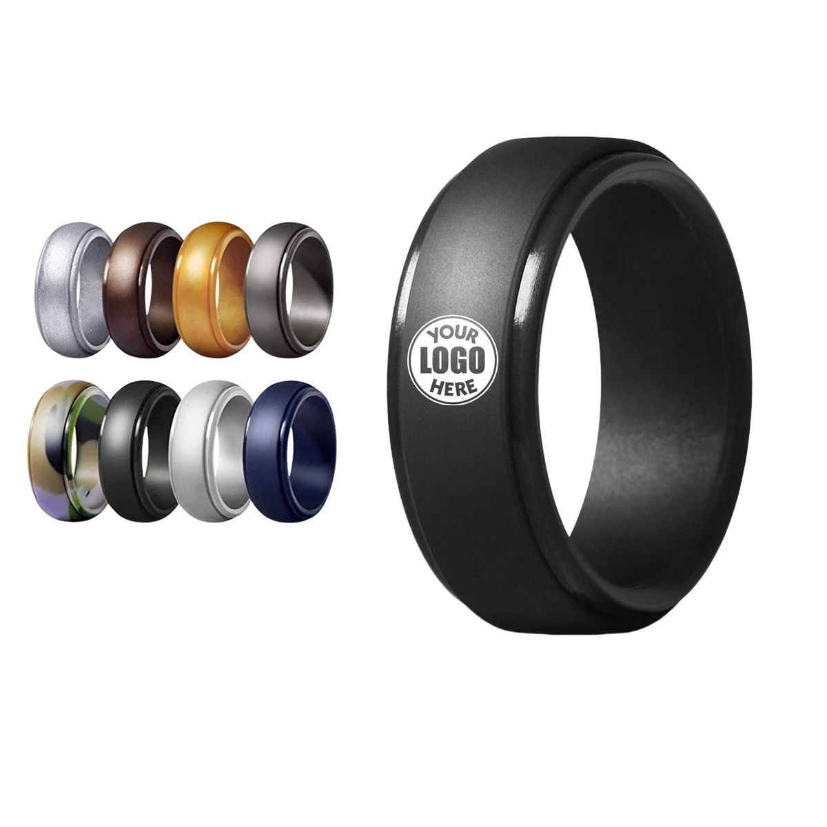 Mens Rubber Rings 7-14Rings 1