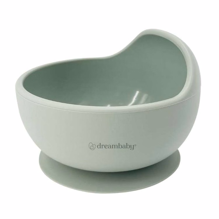 Silicone Suction Scooper Bowl High Edge