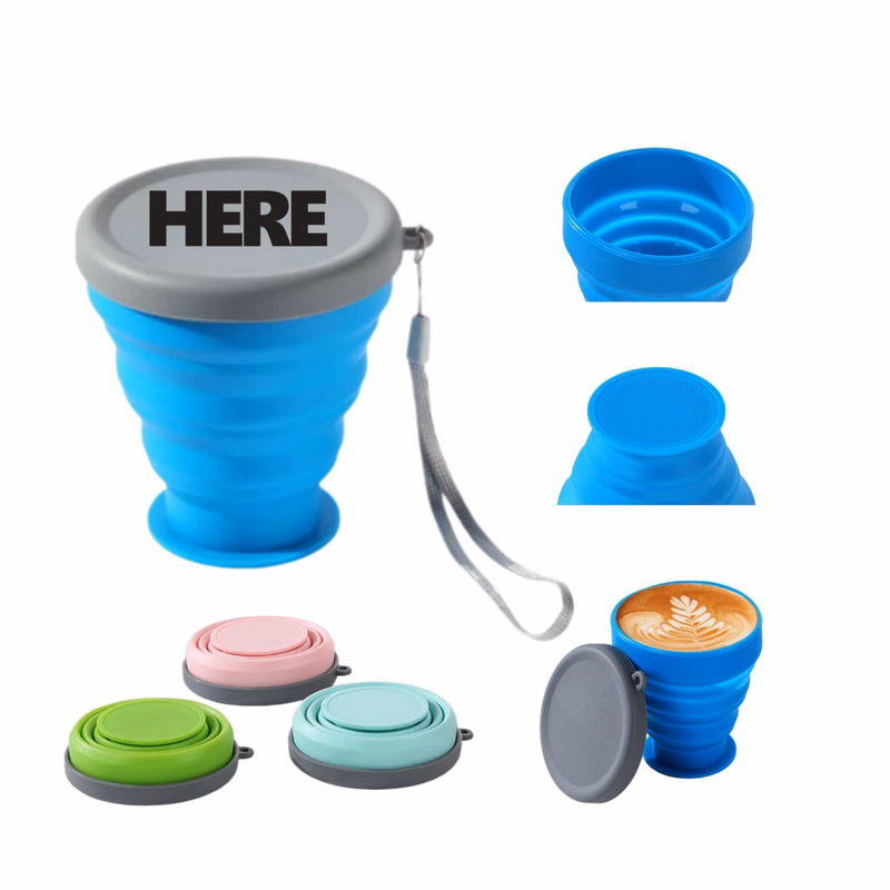 200ml Foldable Silicone Travel Cup