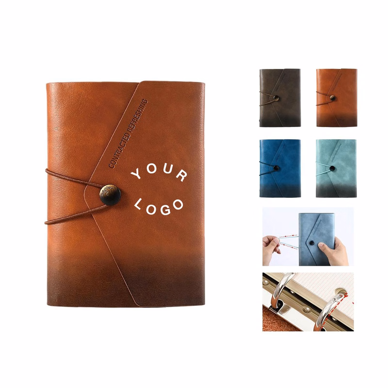 PU Leather Notebook with 7.4 Inch Portable Slim Body
