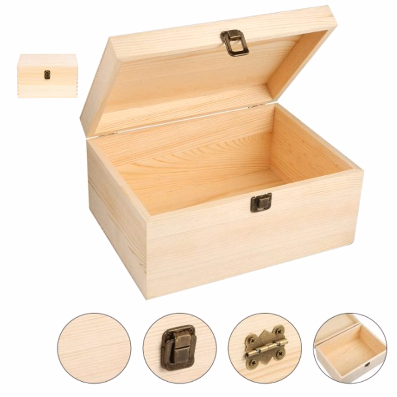 10.63 x 7.87 x 4.33 Inches Wood Box