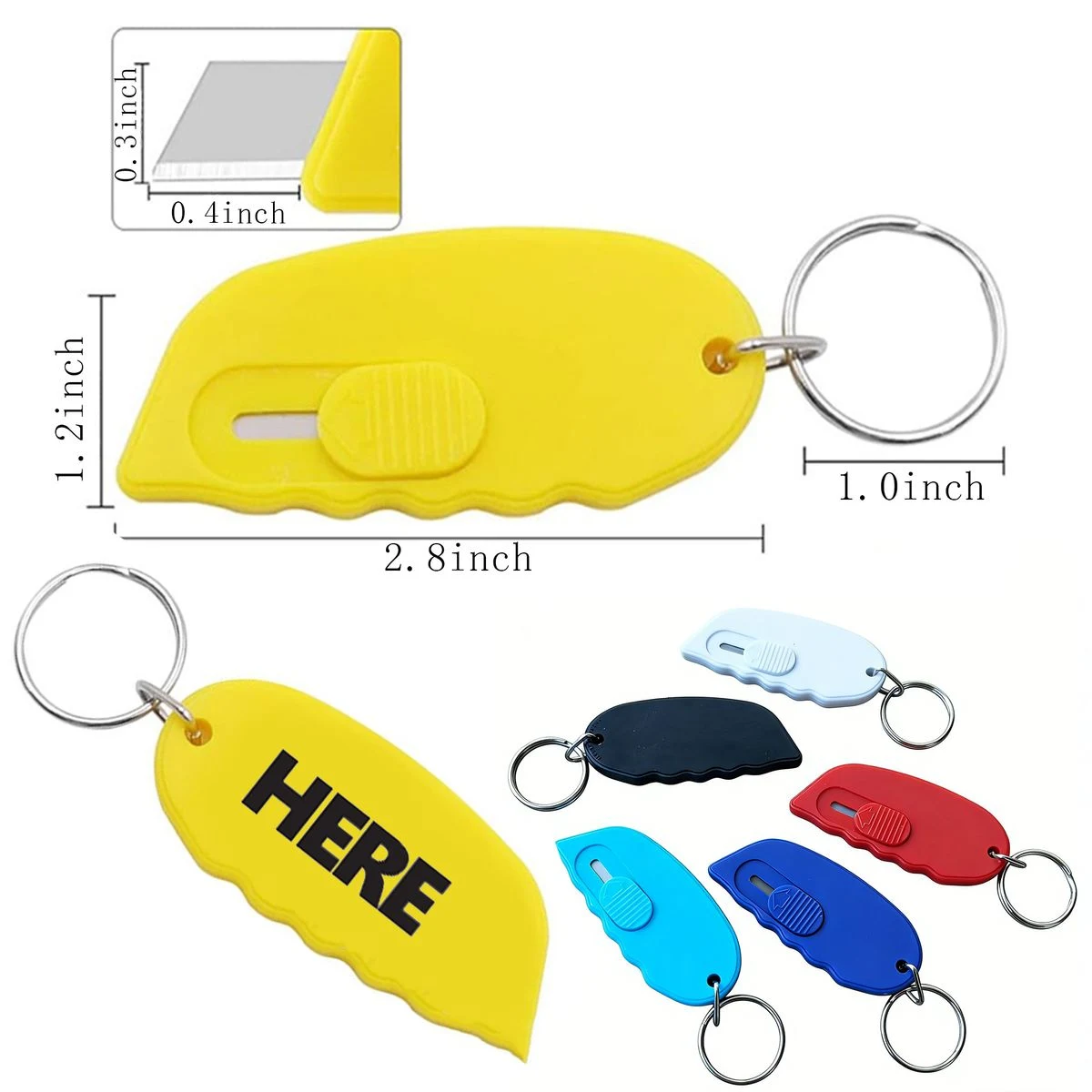 Compact Envelope Opener Utility Knife Pocket Cutter 1
