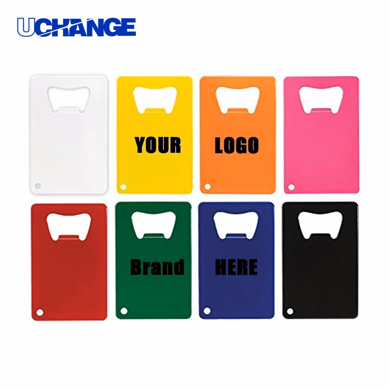 Stainless Steel Credit Card Bottle Opener for Wallet Carry & Promotions